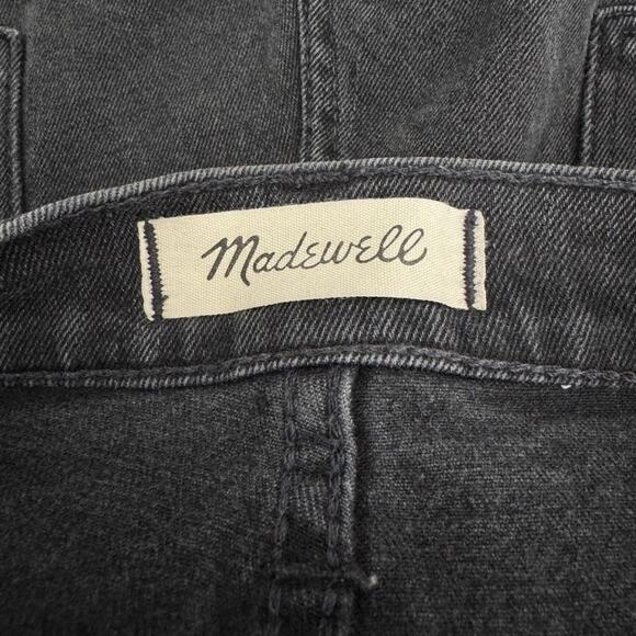 Madewell High Rise Demin Shorts in Black Size 32 - Picture 5 of 8